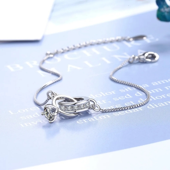 14k gold diamond ring bracelet - Picture 8 of 16